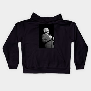 Gene Pitney BW Photograph Kids Hoodie